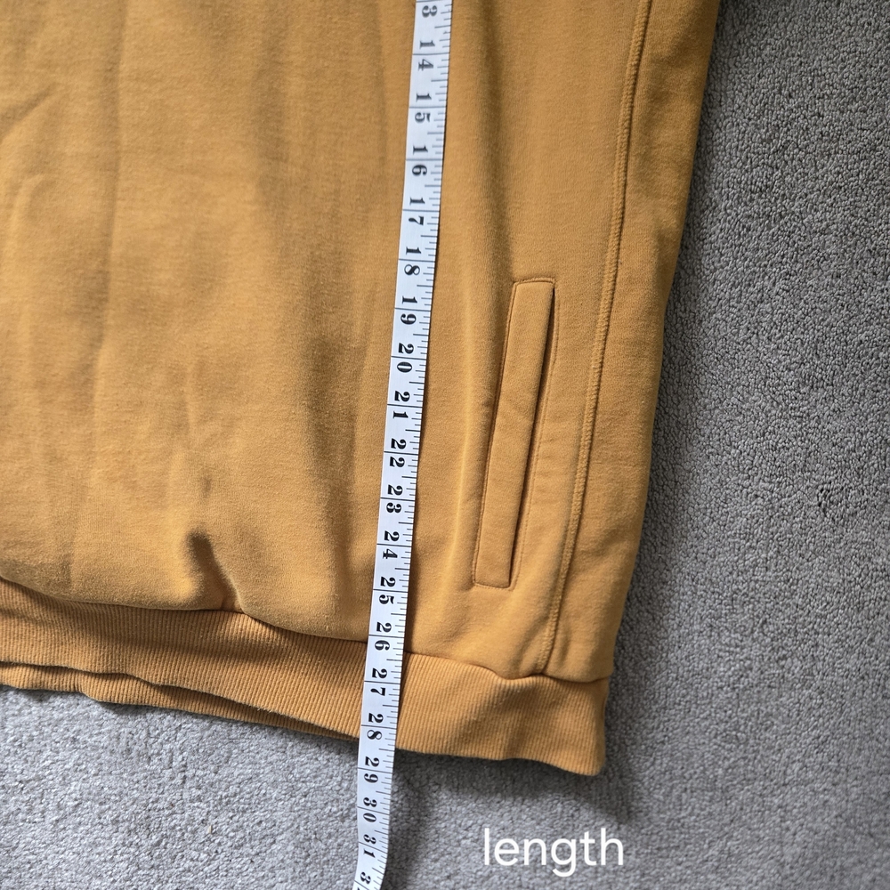 Denim & Flower Men's Half-Zip Sweater - Mustard Gold US L - Picture 2 of 14